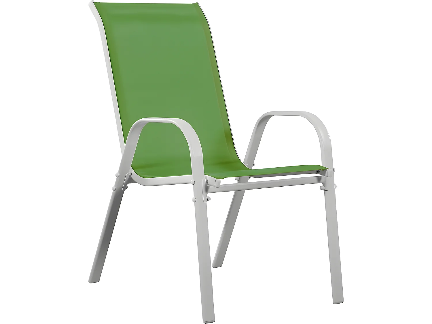 Fauteuil jardin Textilène "Cordoba" - Phoenix - Vert - Lot de 4