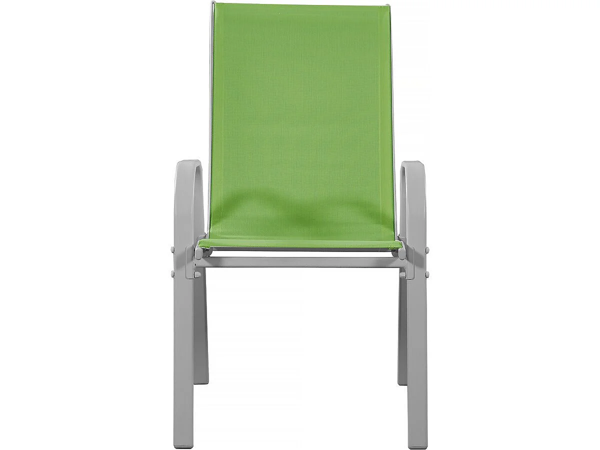 Fauteuil jardin Textilène "Cordoba" - Phoenix - Vert - Lot de 2