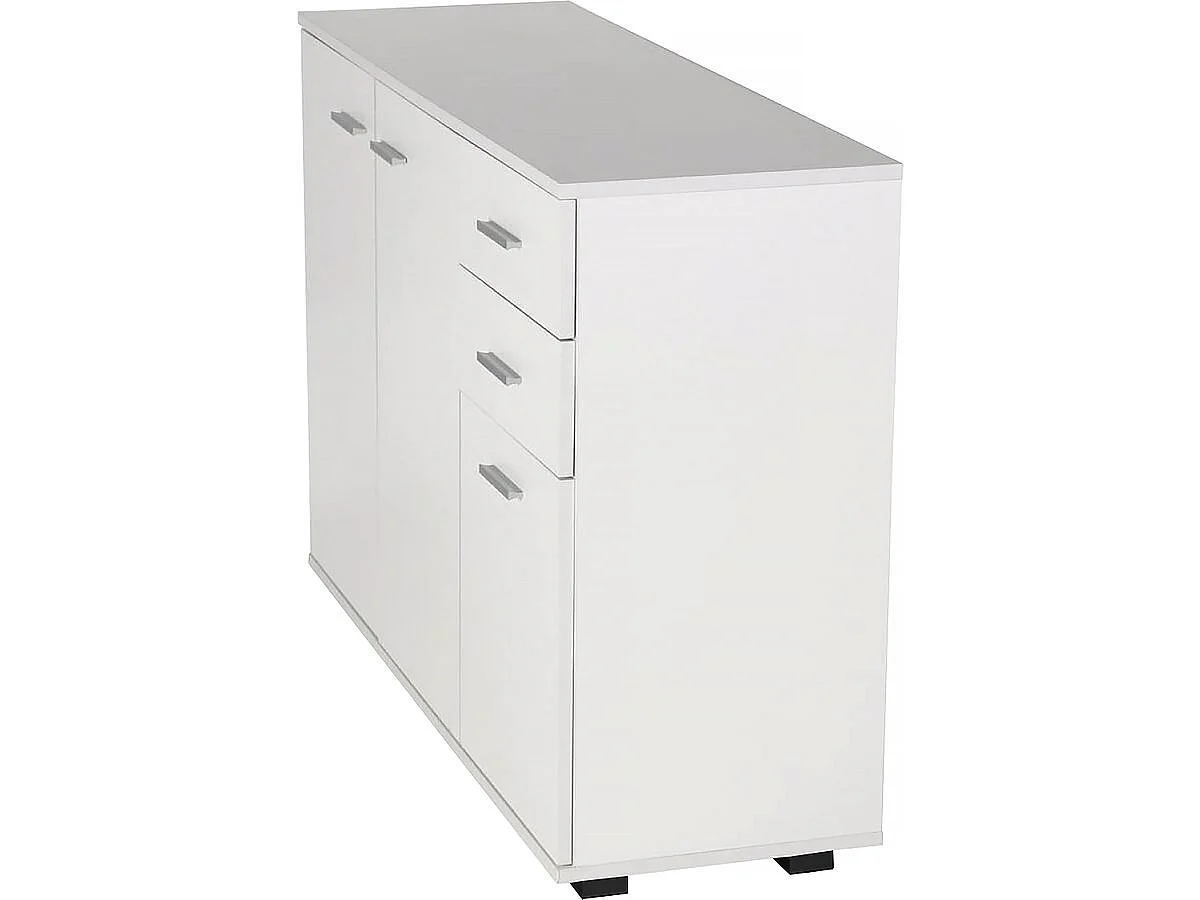 Aparador "Boswell" - 107 x 78 x 35 cm - Blanco