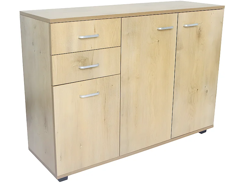 Buffet "Boswell" - 107 x 78 x 35 cm - Chêne