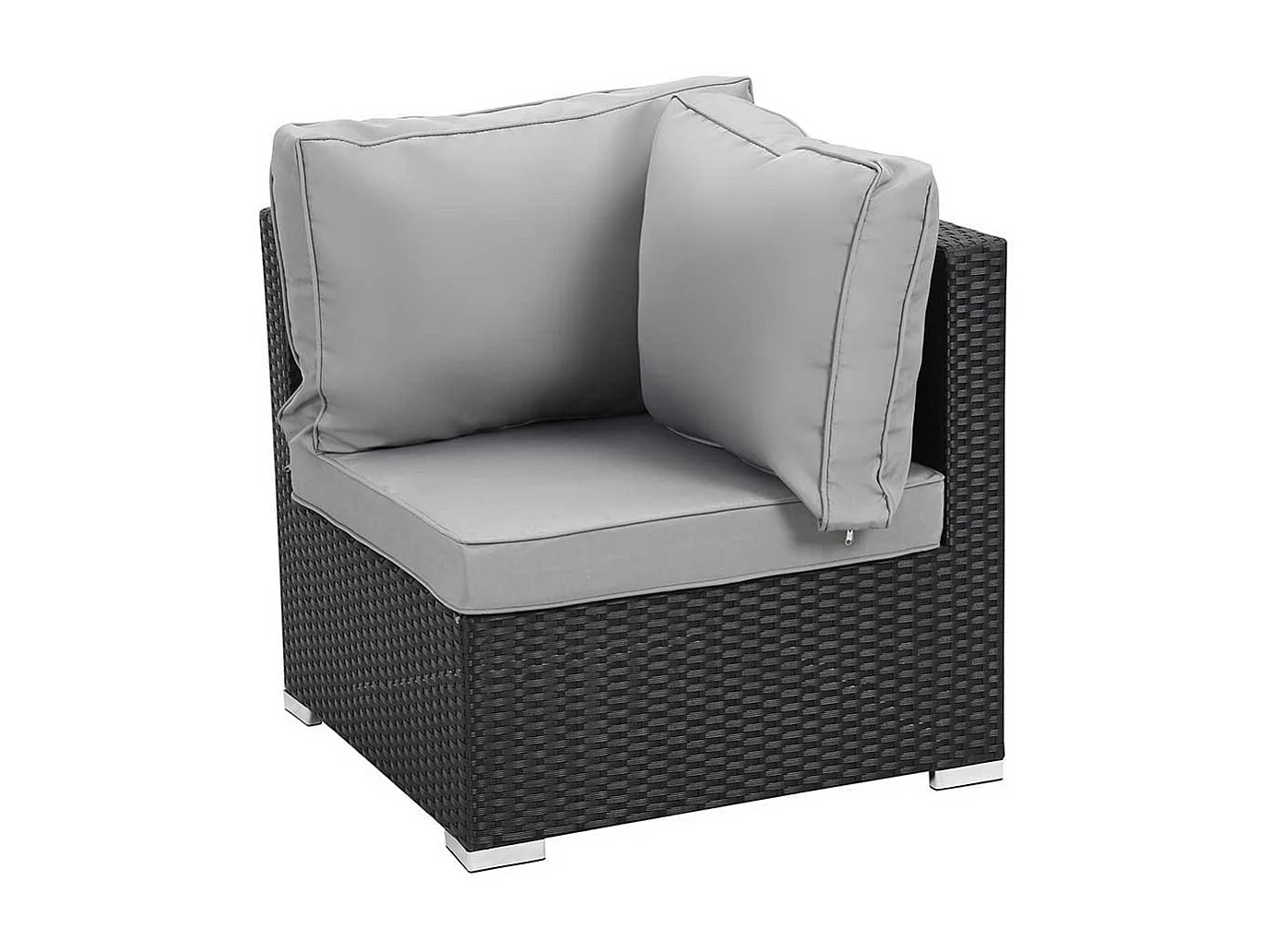 Salon de jardin "Ibiza"  Atlanta 2 piezas - Negro