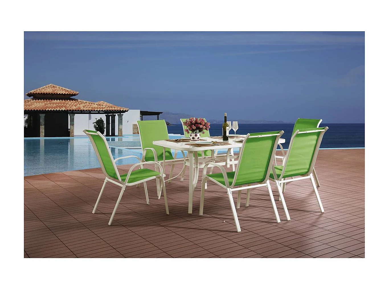 Tuinset textileen "Cordoba" - Phoenix - Groen