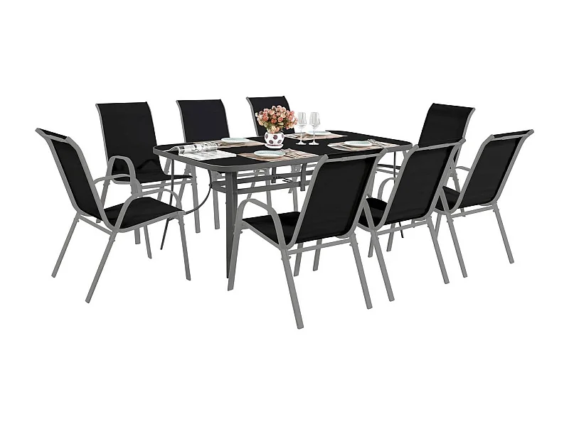 Salon de jardin  Cordoba + Tropic 8 personnes