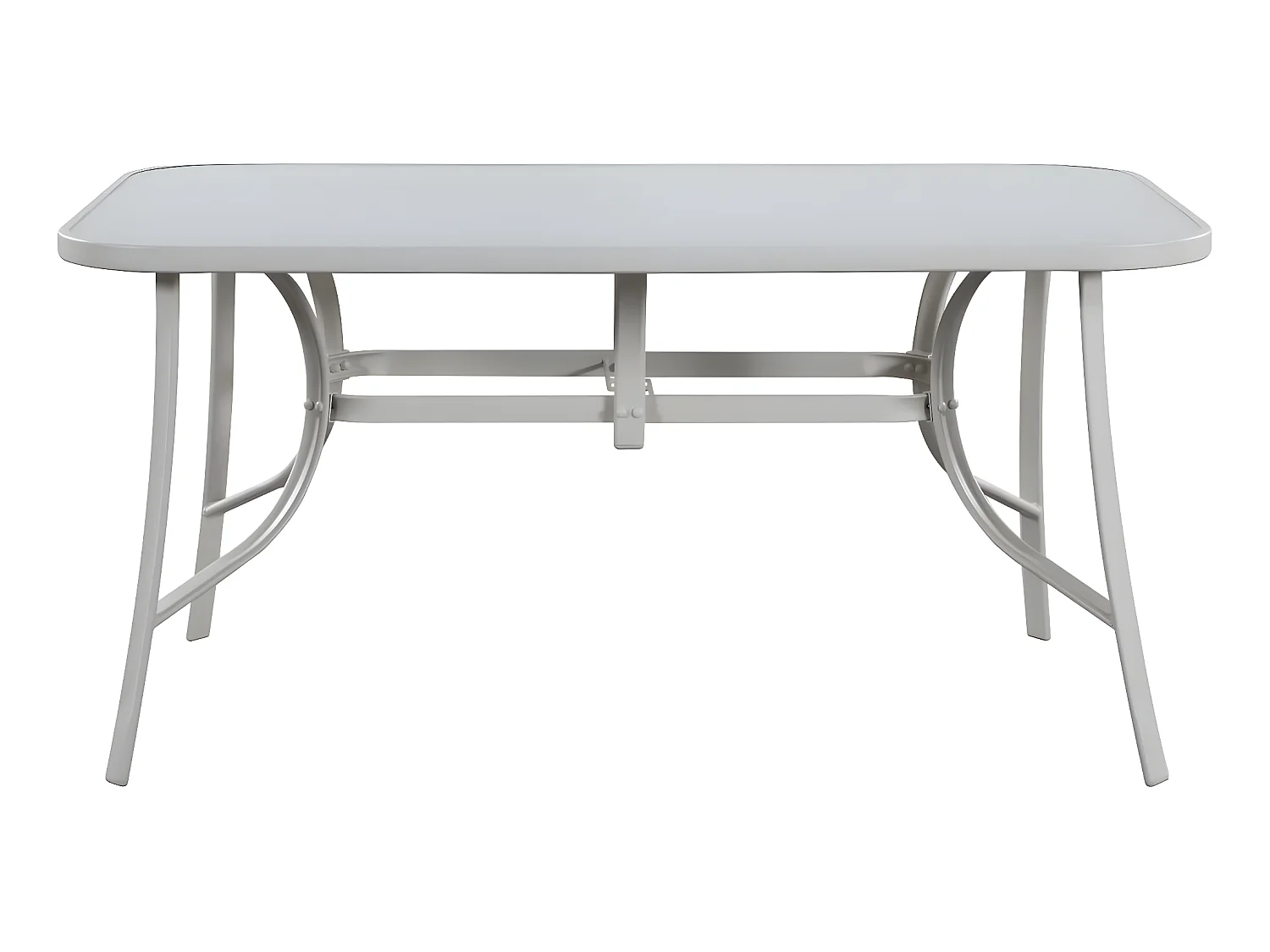 Conjunto De Jardín Mesa + 6 sillas de Textileno "Córdoba"  - Gris