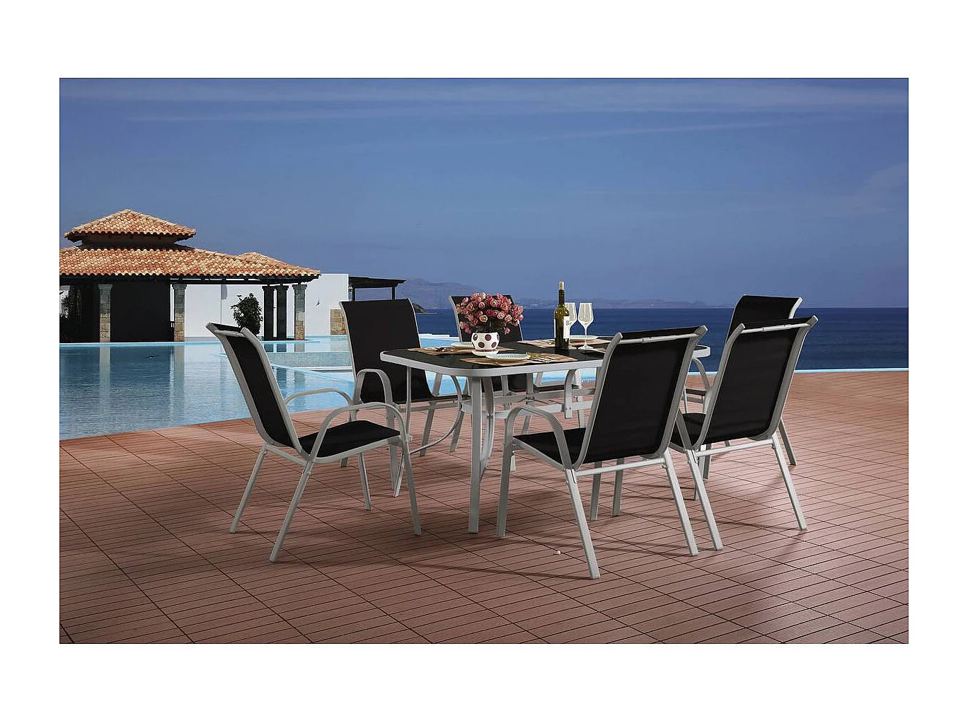 Salon de jardin  Cordoba + Tropic 6 personnes