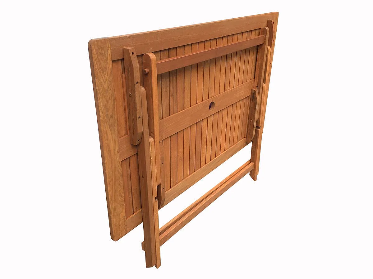 Salon de jardin repas "Séoul" - 1 Table + 6 chaises - Maple - Beige