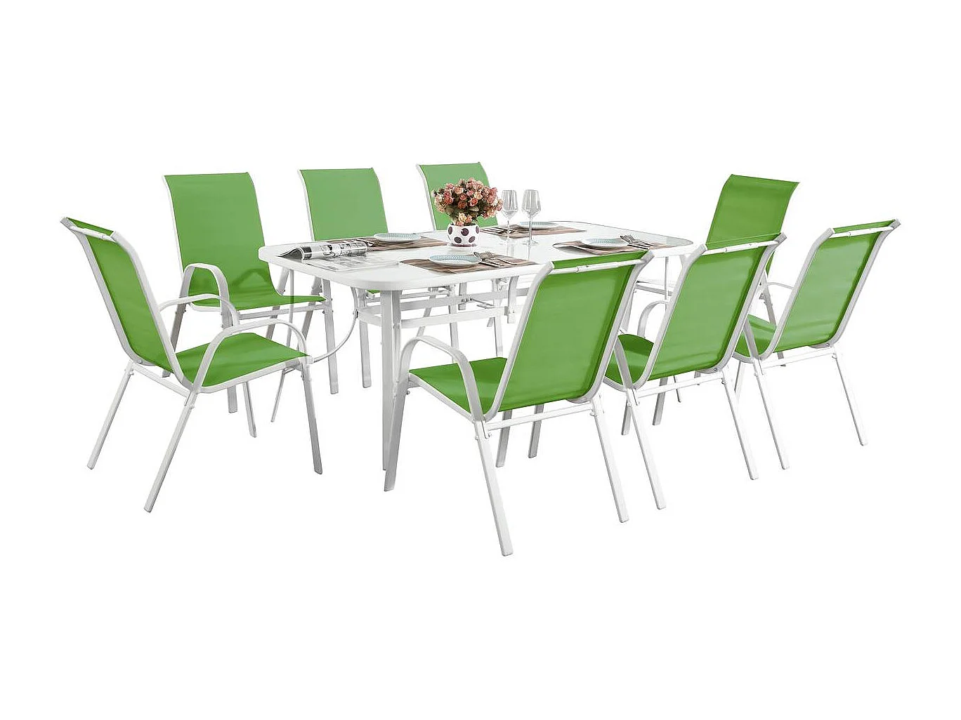 Salon de jardin "Cordoba XL 180" - Phoenix - Vert