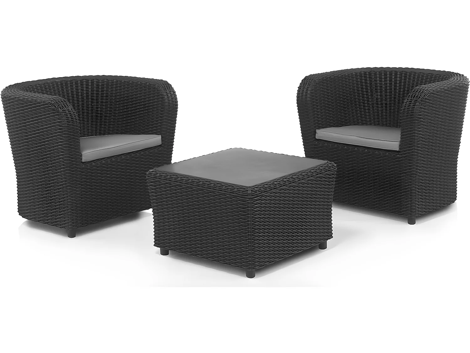 Salon de jardin "Set Nova" - Graphite