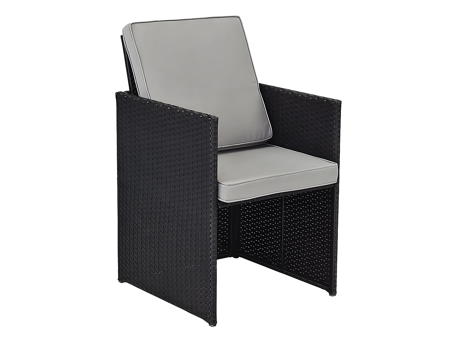 Conjunto de 2 cadeiras de jardim Chicago "Atlanta" - Preto