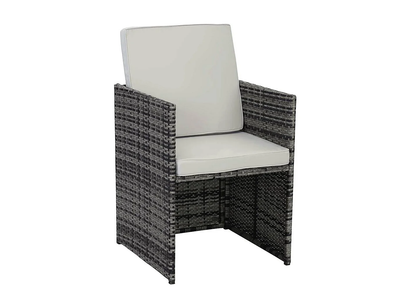 Lot de 2 fauteuils Chicago - "Florida" - Gris