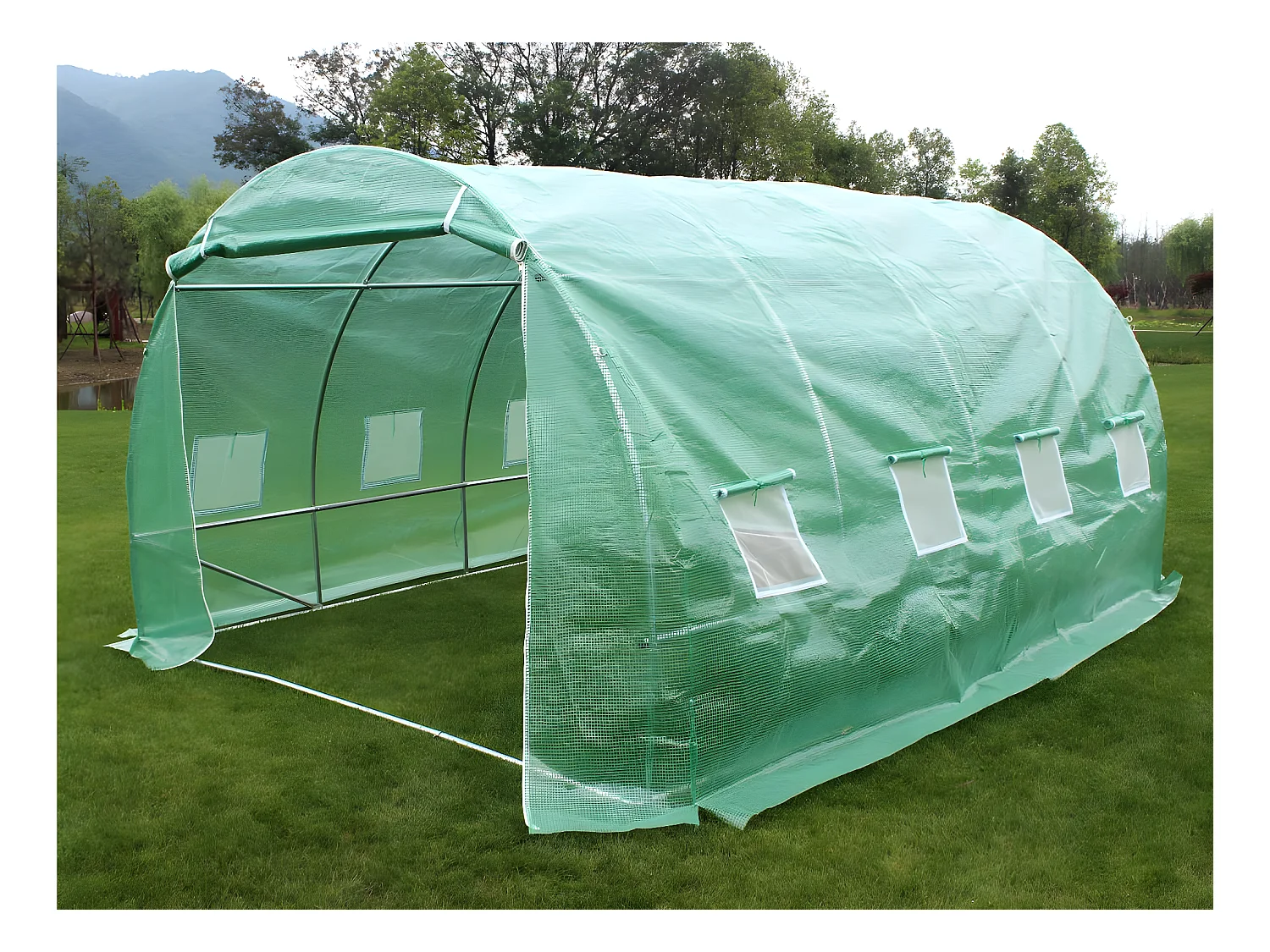 Serra tunnel da giardino "Althea" - 12m² - 4 x 3 x 2 m