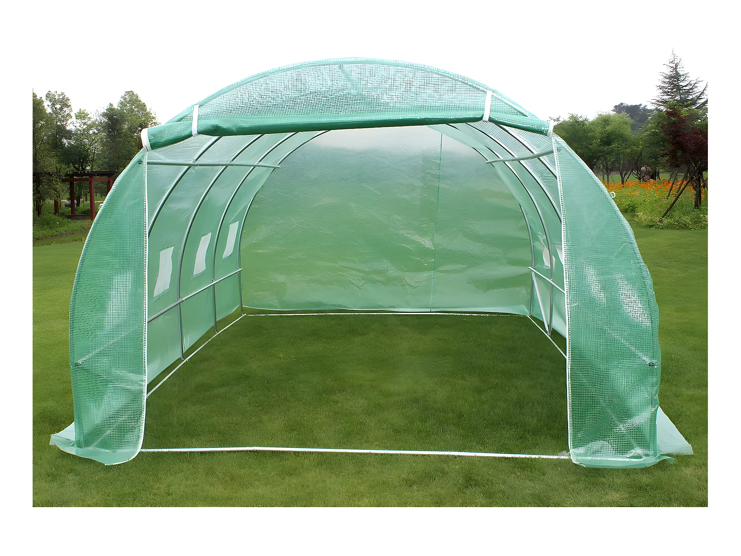 Serra tunnel da giardino "Althea" - 12m² - 4 x 3 x 2 m