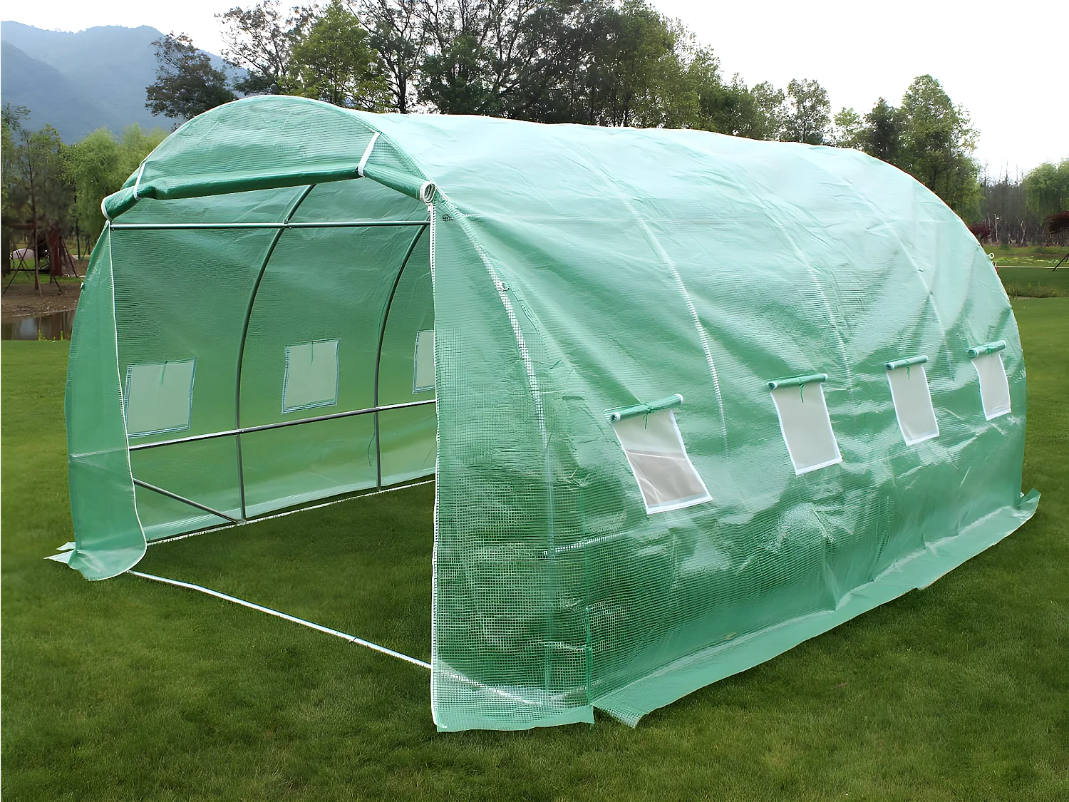 TUNNELGEWÄCHSHAUS FÜR DEN GARTEN ALTHEA  - 12 m² - 4 x 3 x 2 m