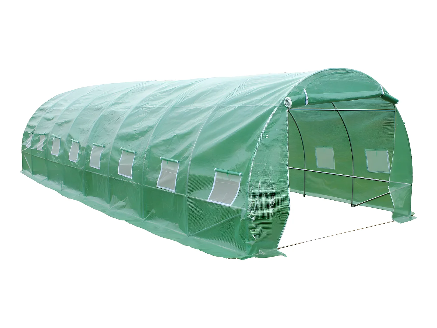 Serre tunnel de jardin Althea - 24M² - 8 X 3 X 2 M