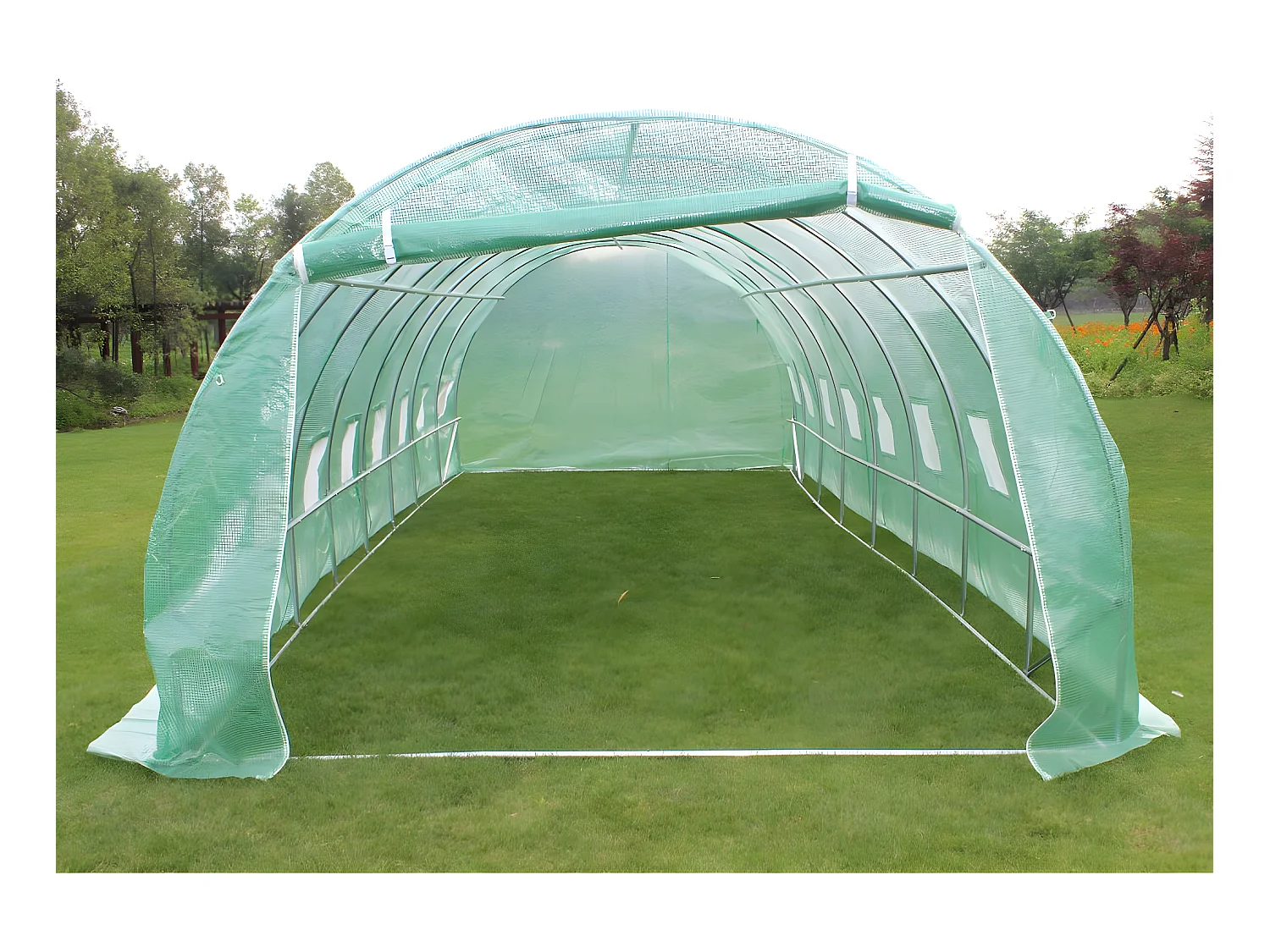 Serre tunnel de jardin Althea - 24M² - 8 X 3 X 2 M
