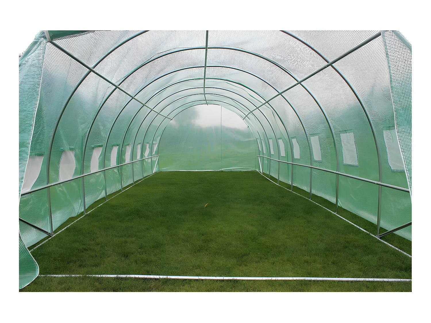 Serre tunnel de jardin Althea - 24M² - 8 X 3 X 2 M