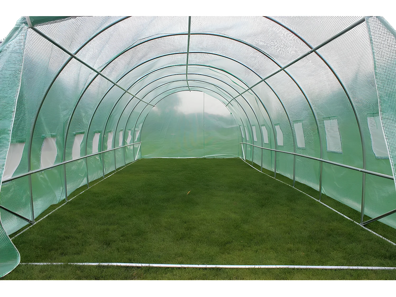 Invernadero tunel de jardín Althea  - 24m² - 8 x 3 x 2 m