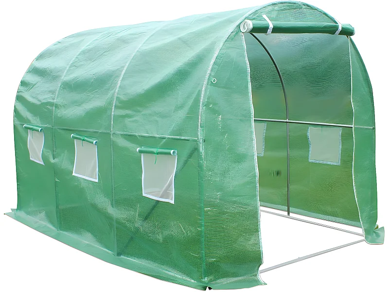 Serra tunnel da giardino ALTHEA - 6m² - 3 x 2 x 2 m