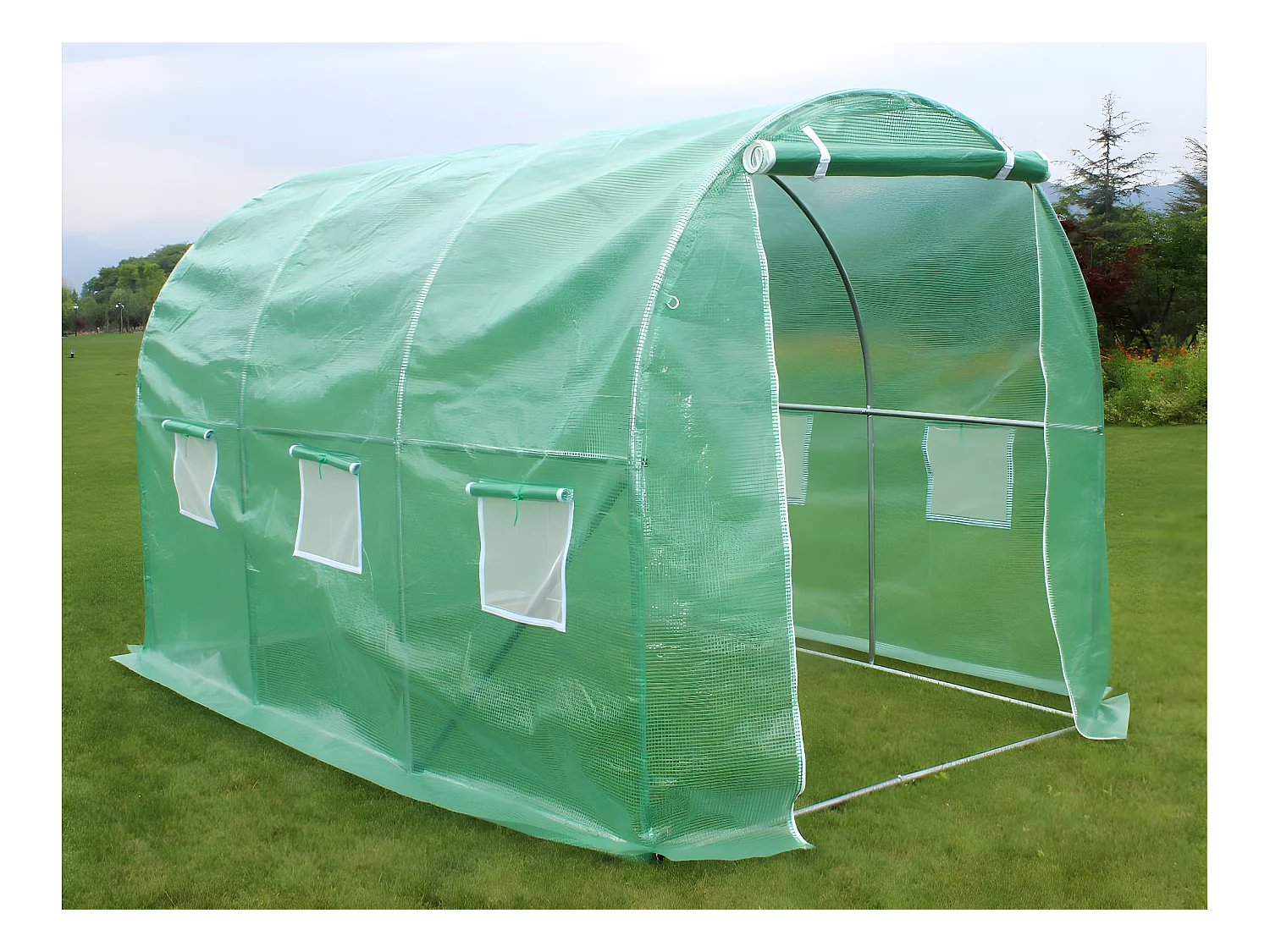 Serra tunnel da giardino ALTHEA - 6m² - 3 x 2 x 2 m