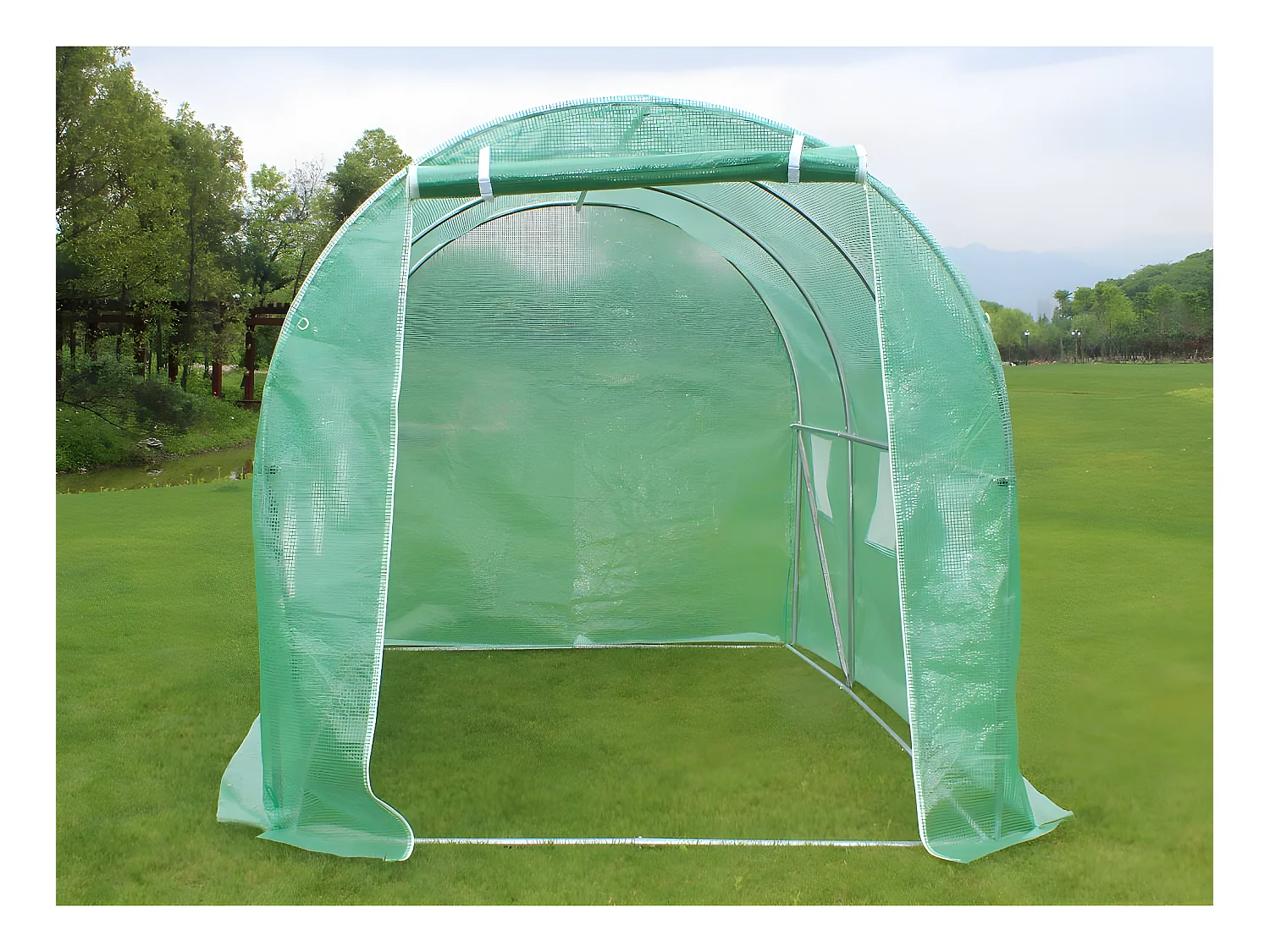 Serra tunnel da giardino ALTHEA - 6m² - 3 x 2 x 2 m