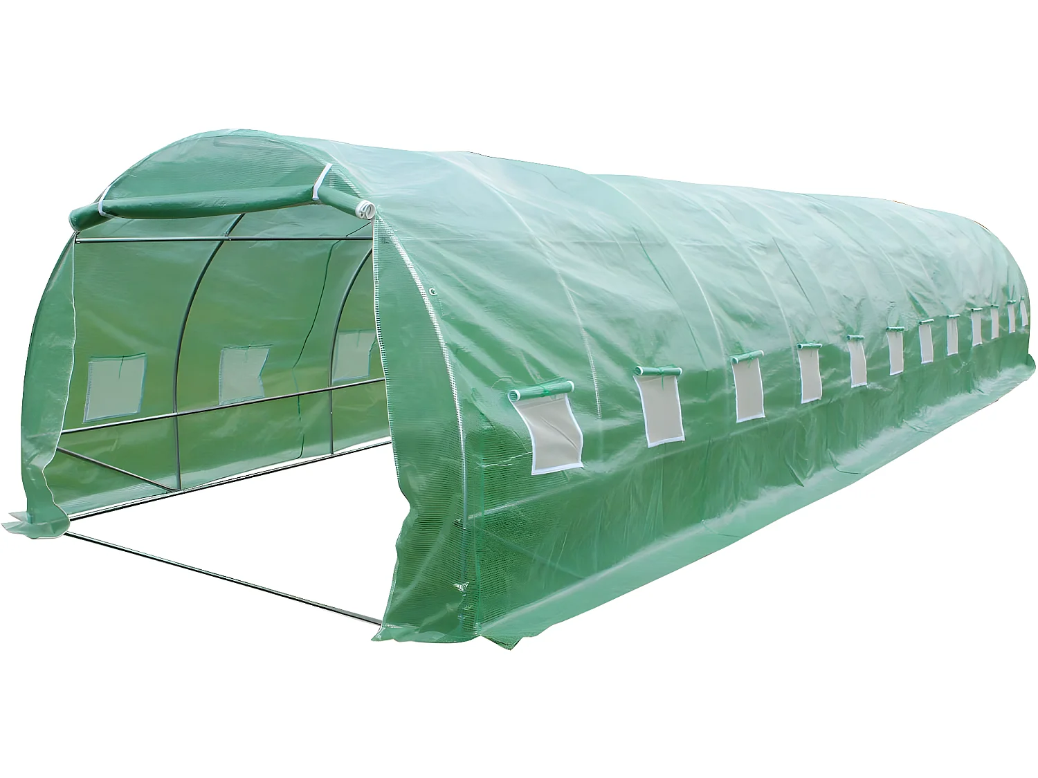 Serre tunnel de jardin "Althea" - 36m² - 12 x 3 x 2 m