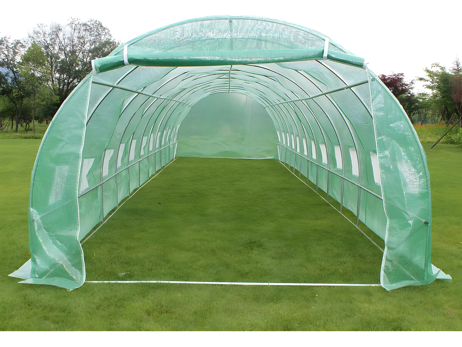 Serre tunnel de jardin "Althea" - 36m² - 12 x 3 x 2 m