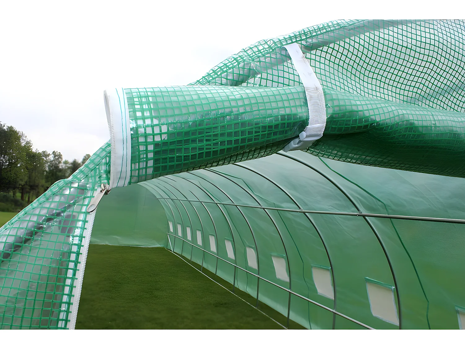 Serre tunnel de jardin "Althea" - 36m² - 12 x 3 x 2 m