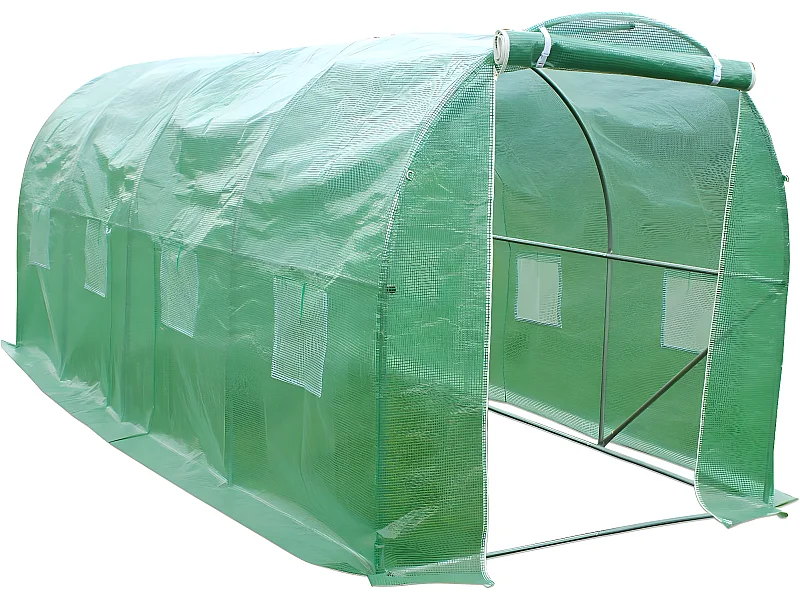 Estufa Tunnel de Jardim Althea - 9m² - Cultive o ano todo com facilidade