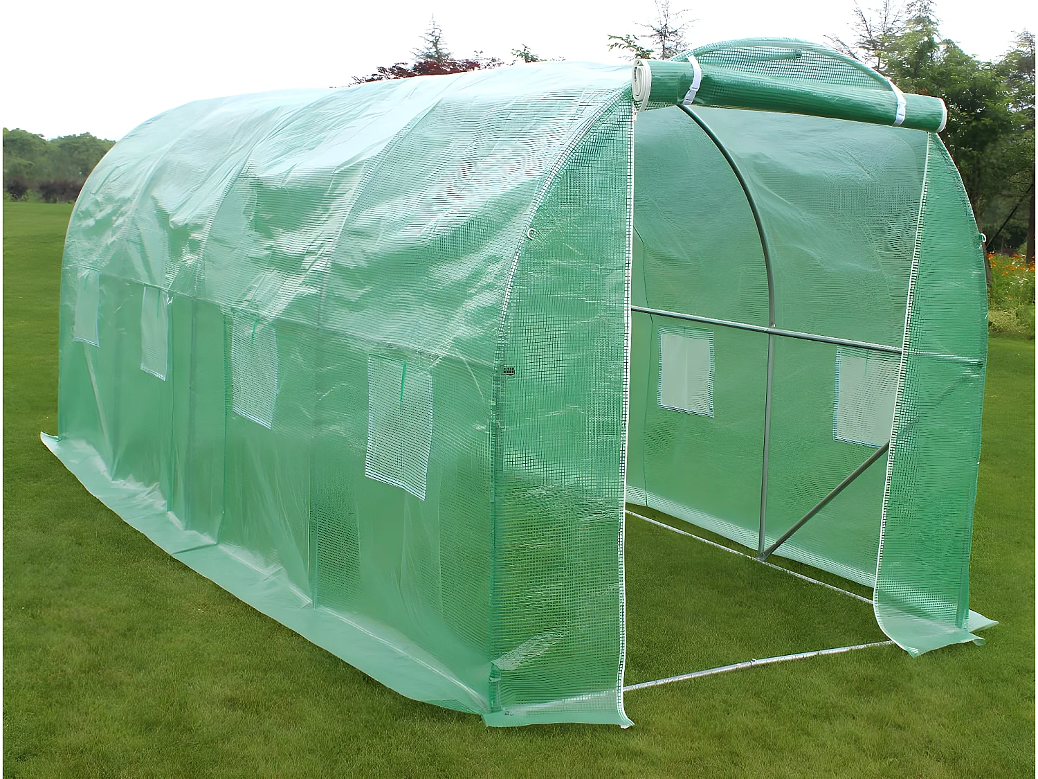 Serra tunnel da giardino ALTHEA - 9m² - 4.5 x 2 x 2 m