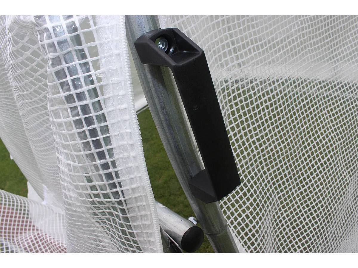 Tuintunnelkas met "Mimosa" deur - 180 g / m² - 24 m² - 8 x 3 x 2 m