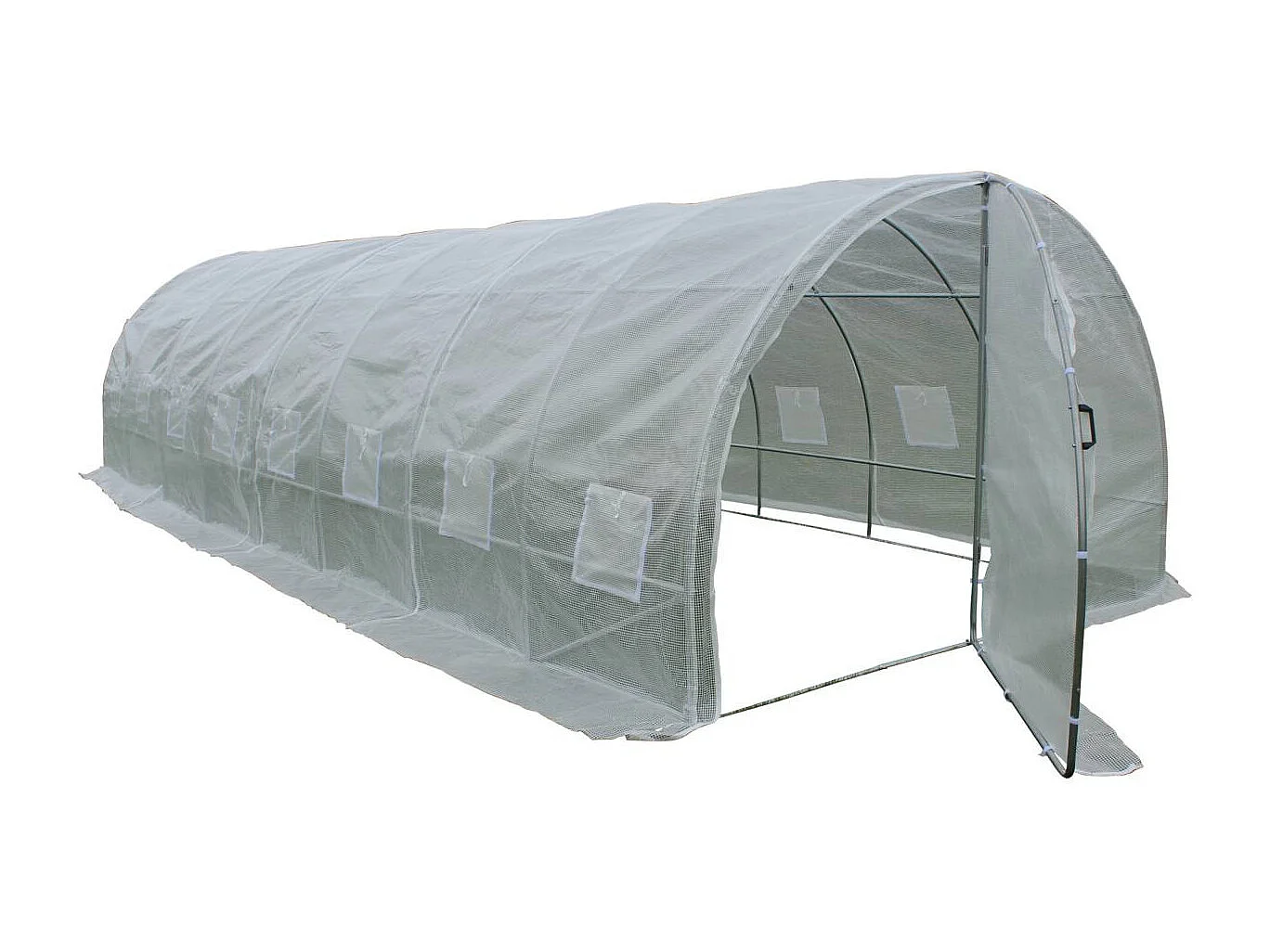 Estufa de túnel "Mimosa" com porta - 180 g/m² - 24 m² - 8 x 3 x 2 m