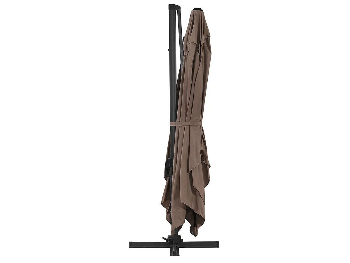 Parasol ogrodowy "Sun 4" - Z aluminium - Prostokątny - 3 x 4 m - Ecru