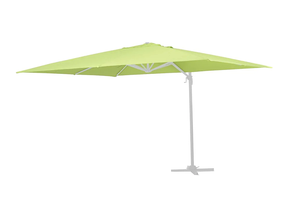 Tela de reposição para guarda-sol deslocado "Sun 3" - 3 x 3 m - Verde