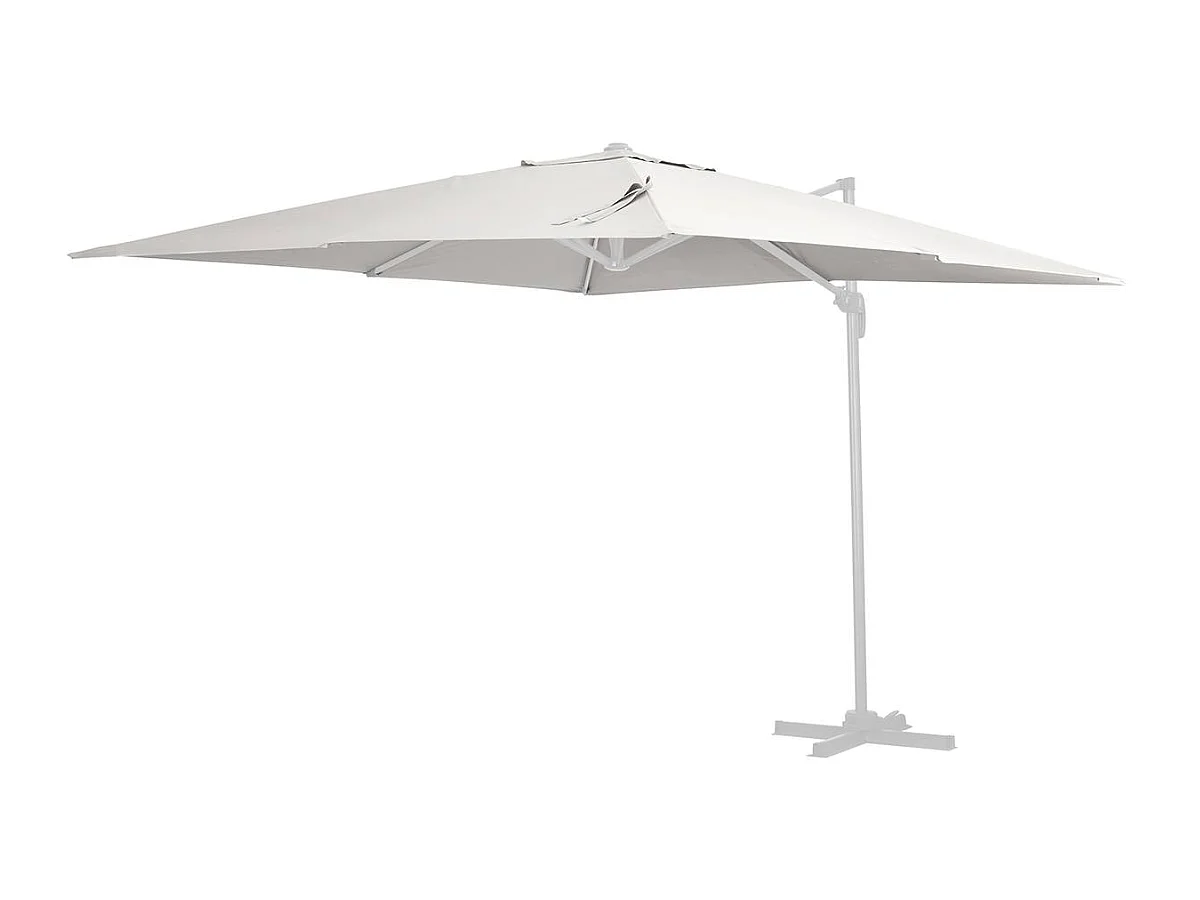 Toile parasol déporté "Sun 3" - 3 x 3 m - Ecru