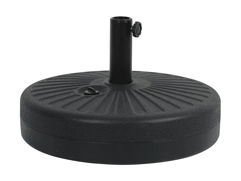 Runde Platte für Sonnenschirm-Beschwerung  - Schwarz