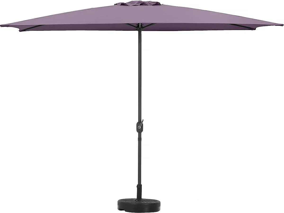 Parasol jardin "Sol 2" - Rectangle - 2 x 3 m - Violet