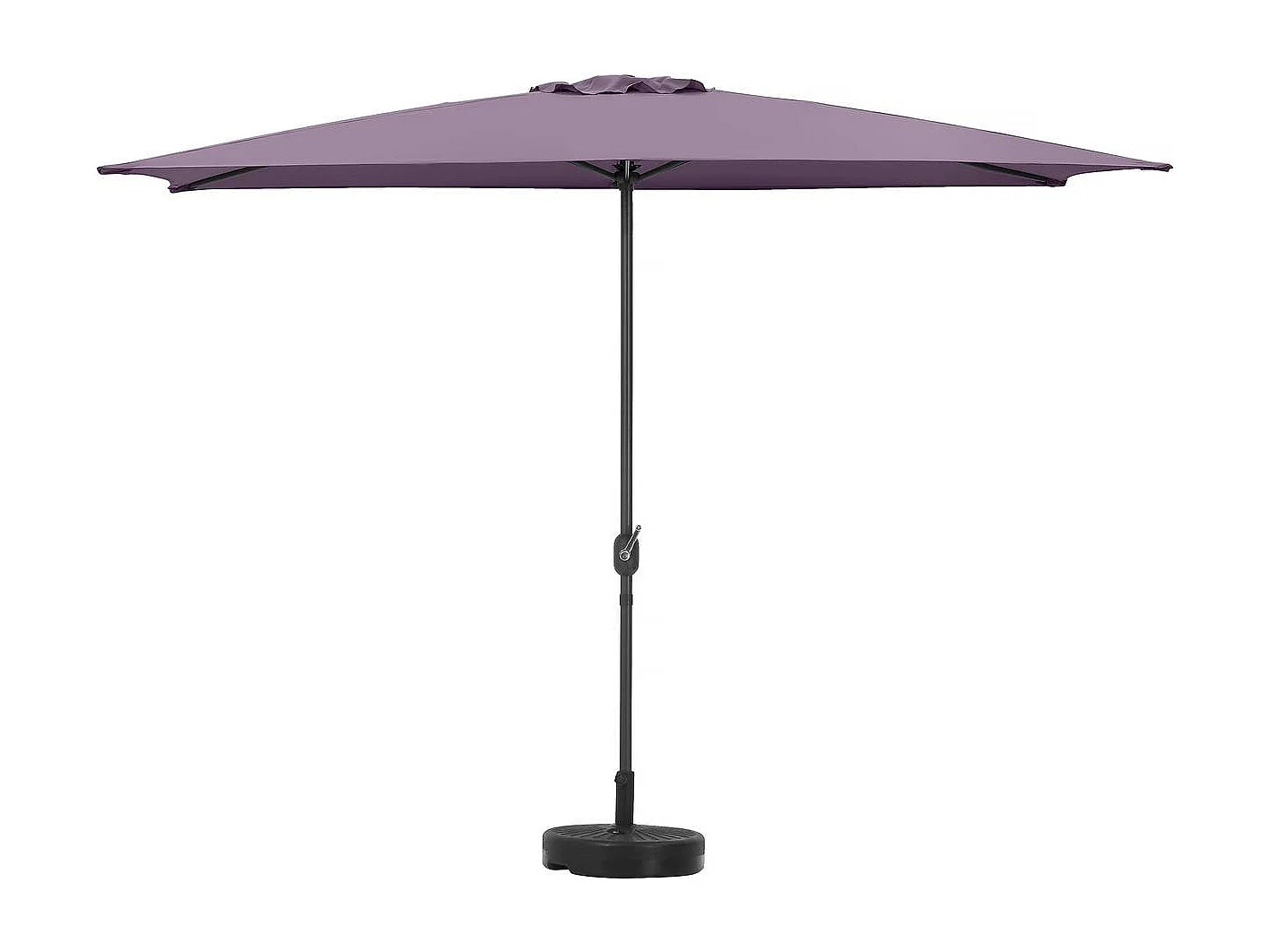 Parasol rectangulaire inclinable "Sol 2" - 2 x 3 m - Violet