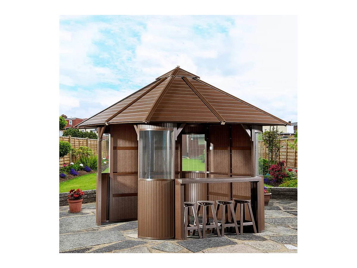 Abri de spa "Bali" - 330 x 330 x 323 cm