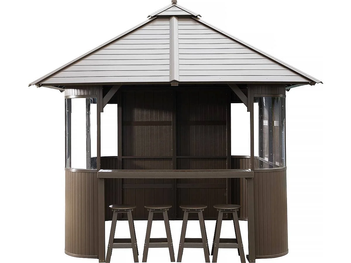 Abri de spa "Bali" - 330 x 330 x 323 cm