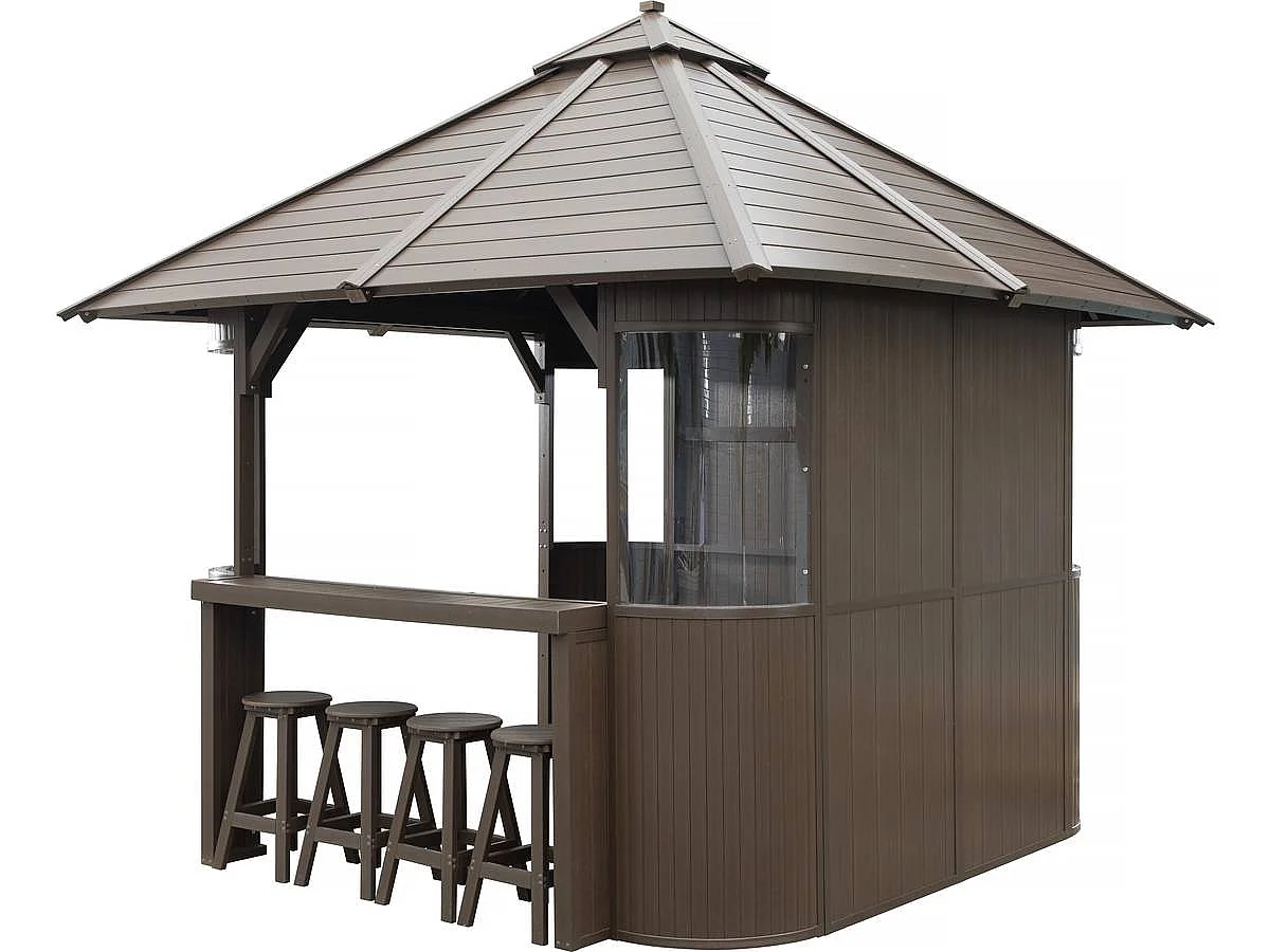 Abri de spa "Bali" - 330 x 330 x 323 cm