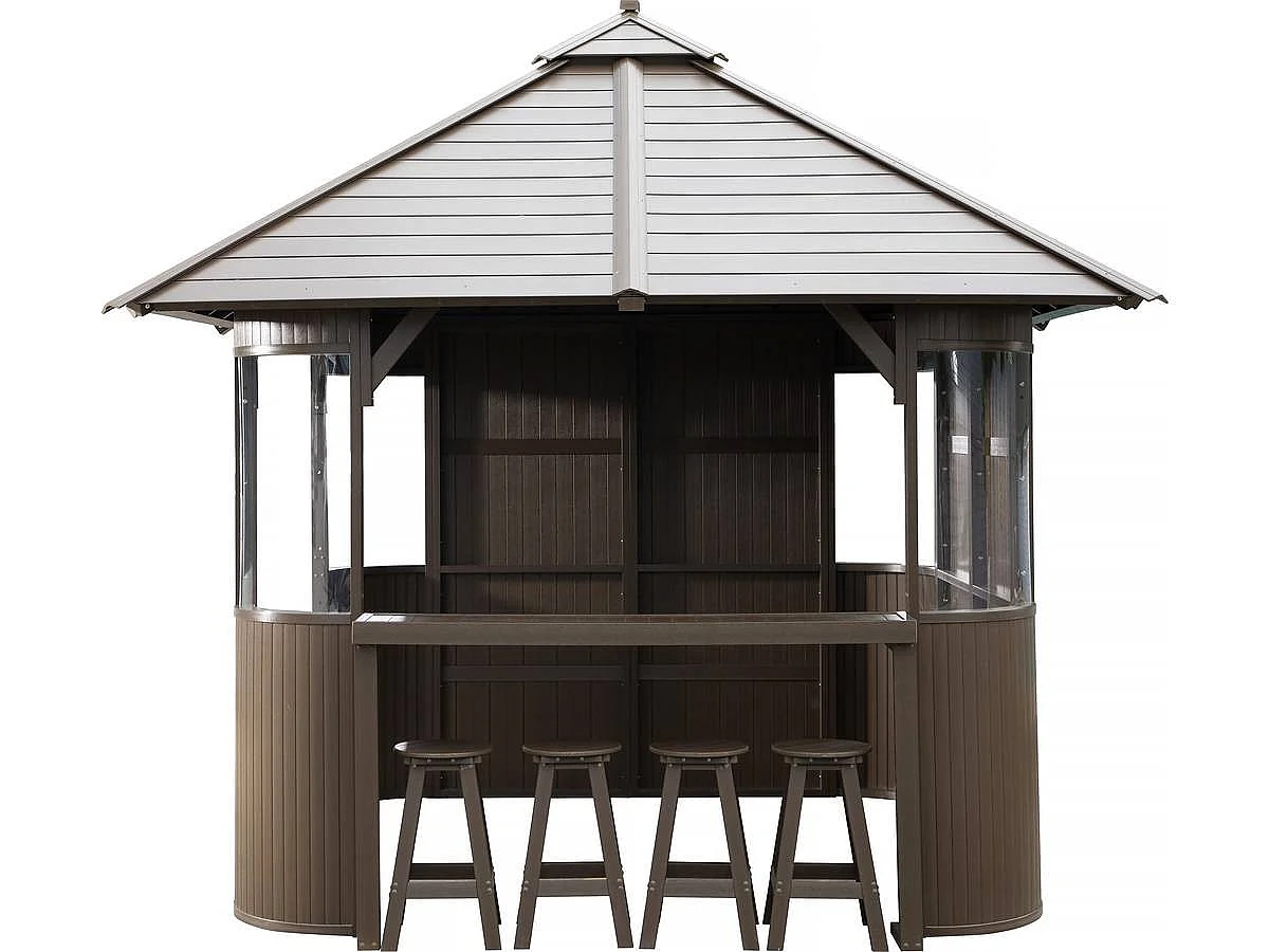 Refugio balneario "Bali" - 330 x 330 x 323 cm