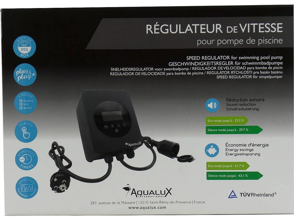 Régulateur de vitesse pour pompe jusqu'à 1.5 CV monophasée