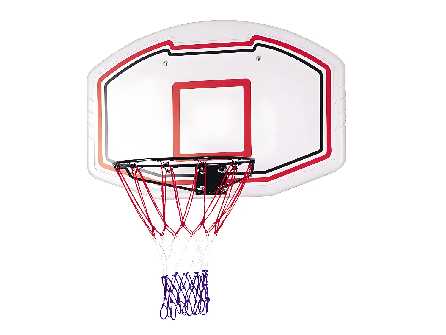 Quadro de basquete Tino Branco em plástico e vinil com altura de 90 cm e comprimento de 60 cm