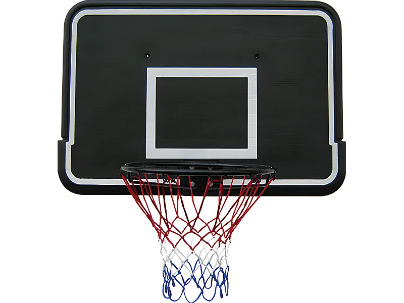 Painel de Basquete Tony Preto em Metal e Madeira