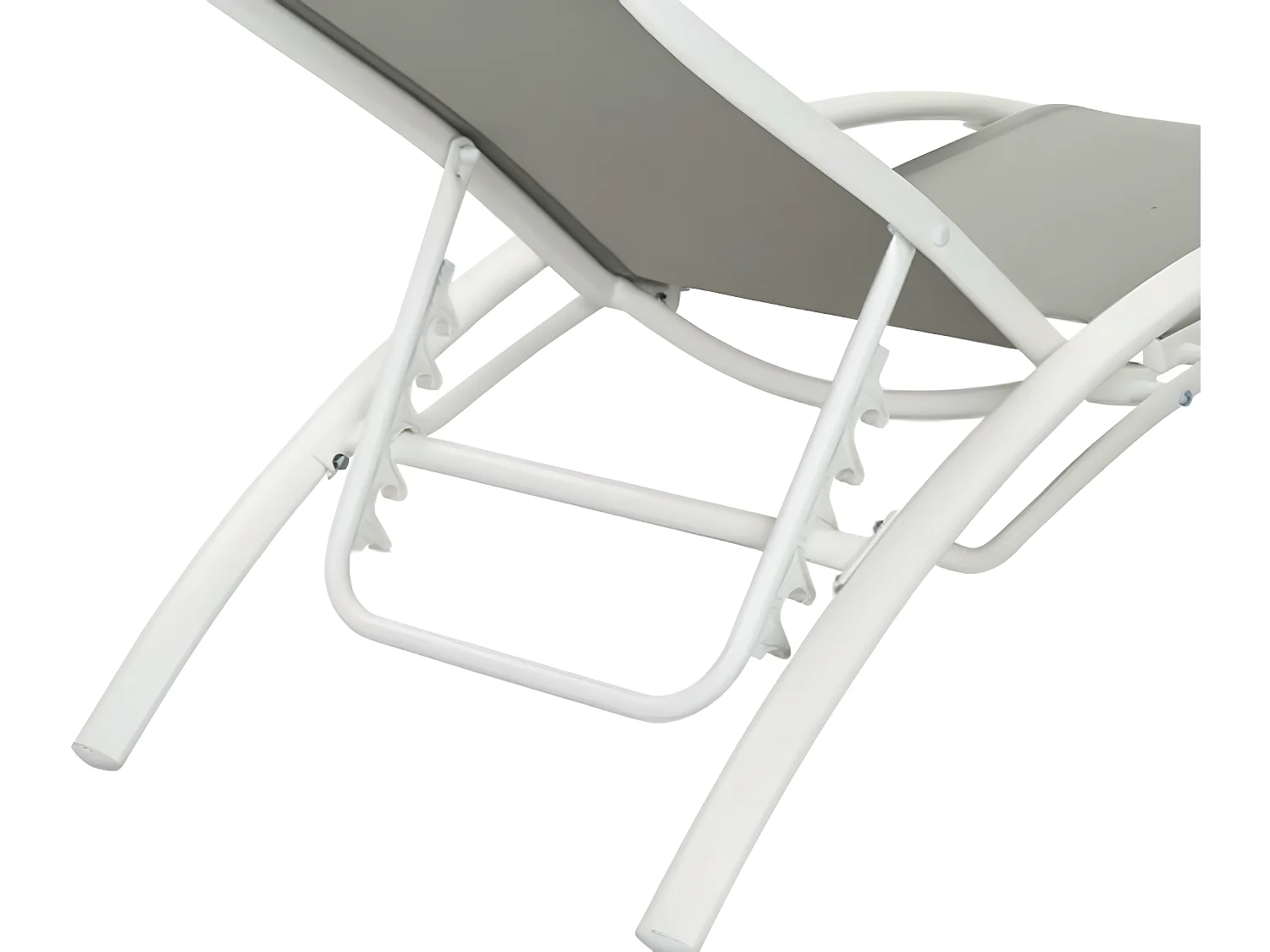 Bain de soleil en aluminium "Beauty" - Phoenix - Gris - Lot de 2