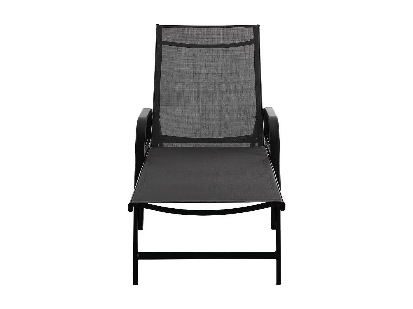 Juego de 2 tumbonas de metal "Farniente" - Gris