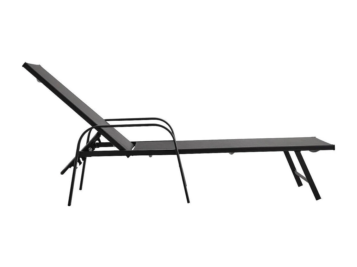 Juego de 2 tumbonas de metal "Farniente" - Gris