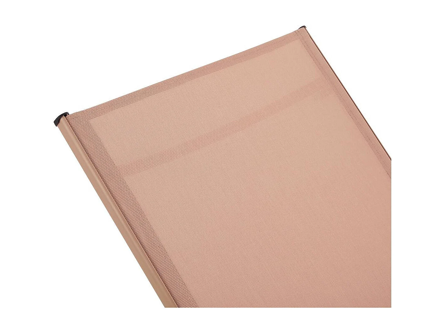 2er-Set Sonnenliegen aus Metall "Farniente - Braun