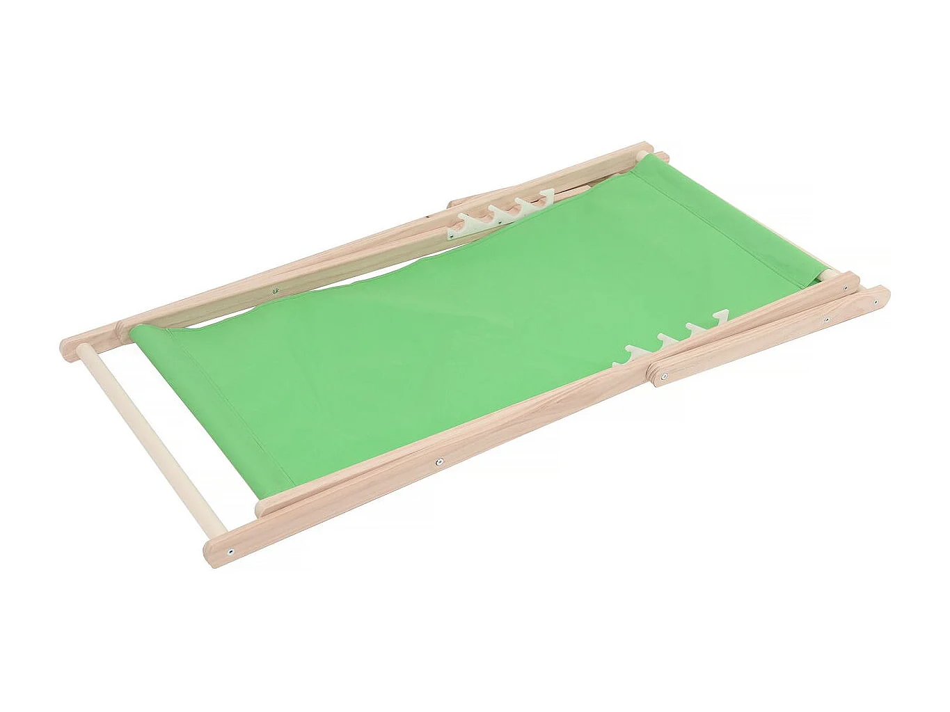 Lot de 2 transats en bois "Chilienne" - 107 x 56.5 x 81 cm - Vert