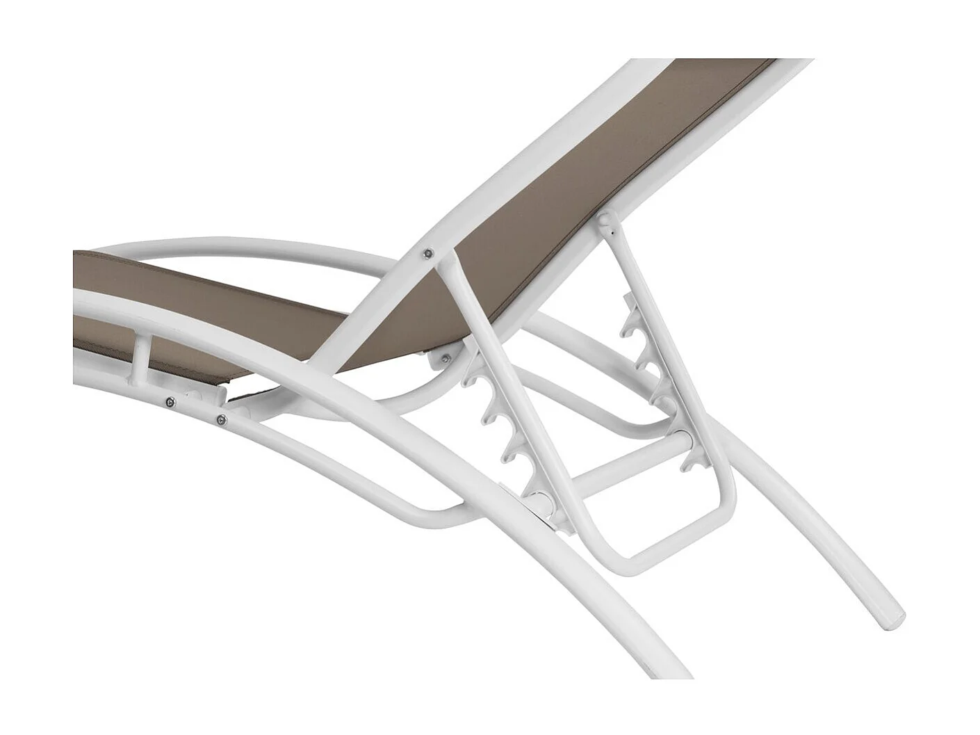 Bain de soleil en aluminium "Beauty" - Phoenix - Taupe - Lot de 2